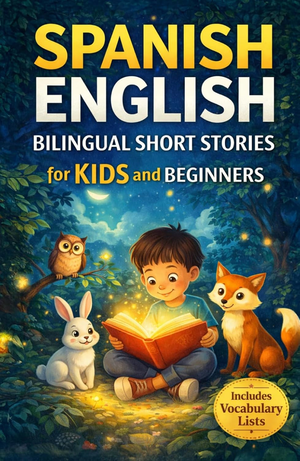Spanish-English Bilingual Short Stories for Kids and Beginners: Fun and Easy 5-Minute Bedtime Stories to Build Vocabulary and Confidence