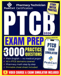PTCB Exam Prep: 3,000+ Questions, Step-by-Step Video Course & Online Exam Simulator — The Complete Study System for Pharmacy Technician Certification