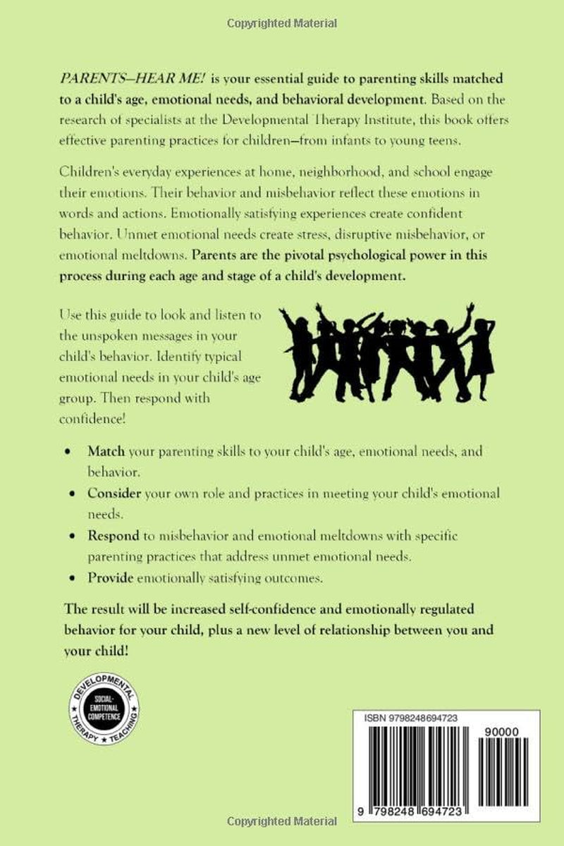 Parents~ HEAR ME!: Unspoken Messages in Children's Behavior