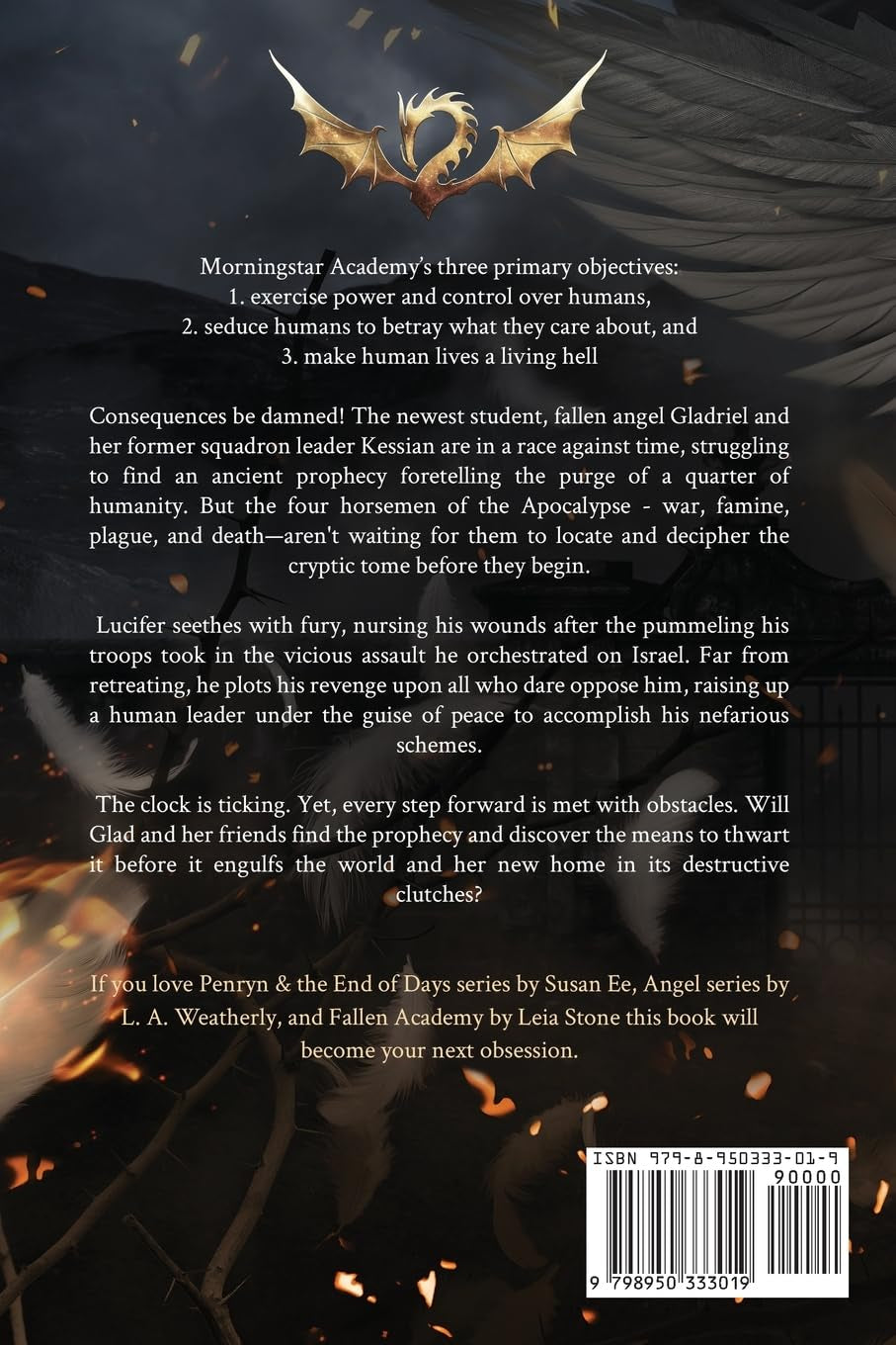 Damned: A Young Adult Fallen Angel Apocalyptic Fantasy (Morningstar Academy)