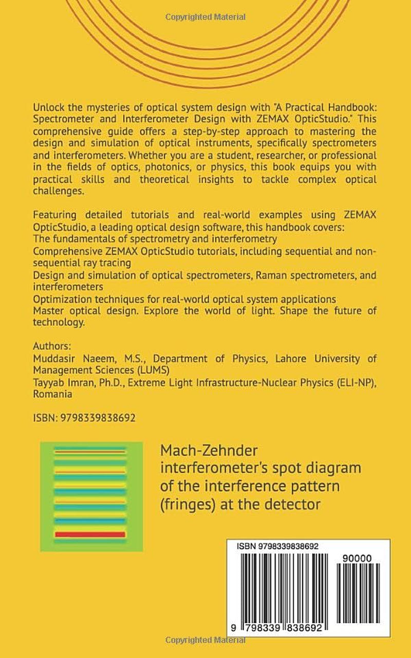 A Practical Handbook: Spectrometer and Interferometer Design with ZEMAX OpticStudio