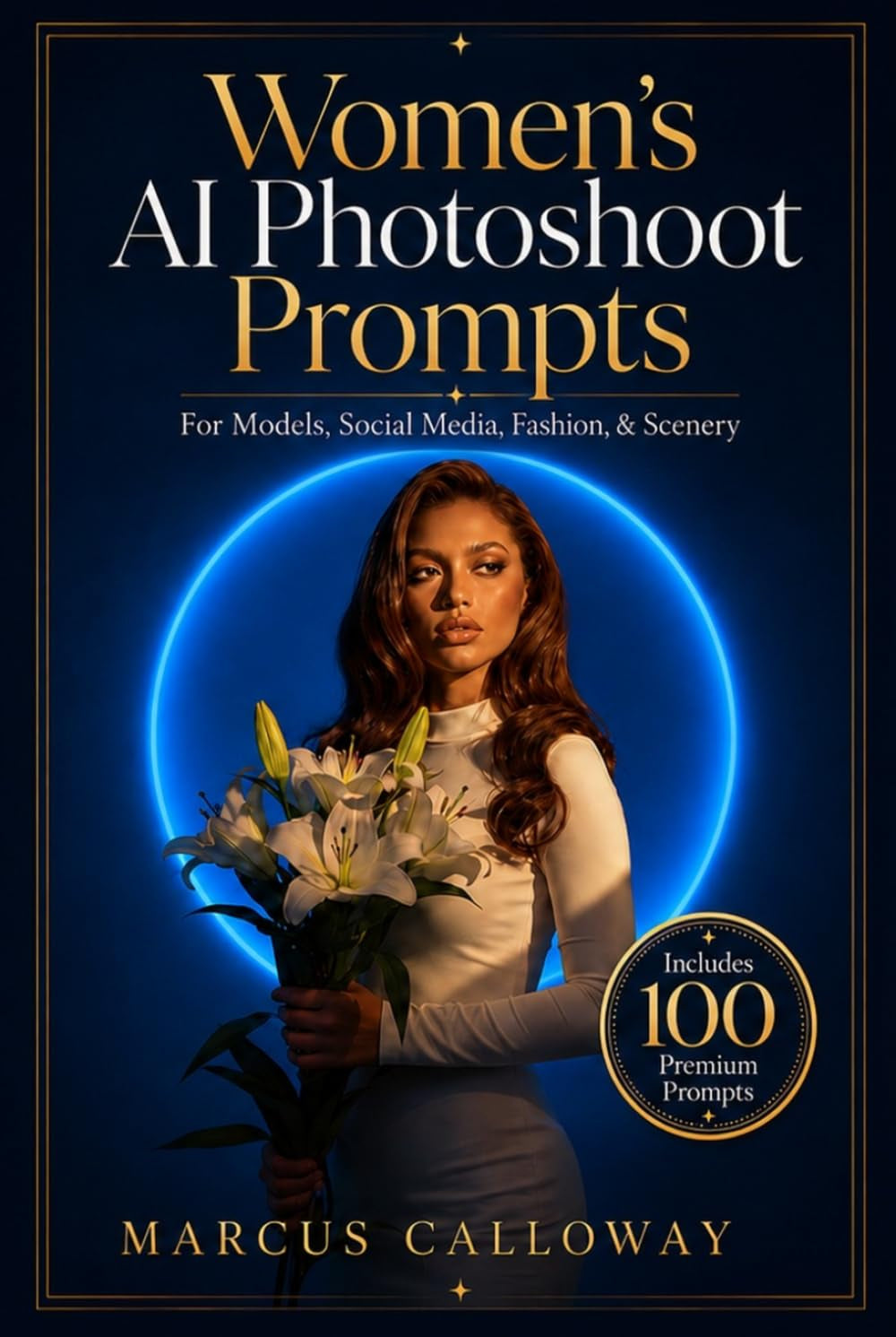 Womens AI Photoshoot Prompts: For Models, Social Media, Fashion, & Scenery (Ai Prompting Guide)