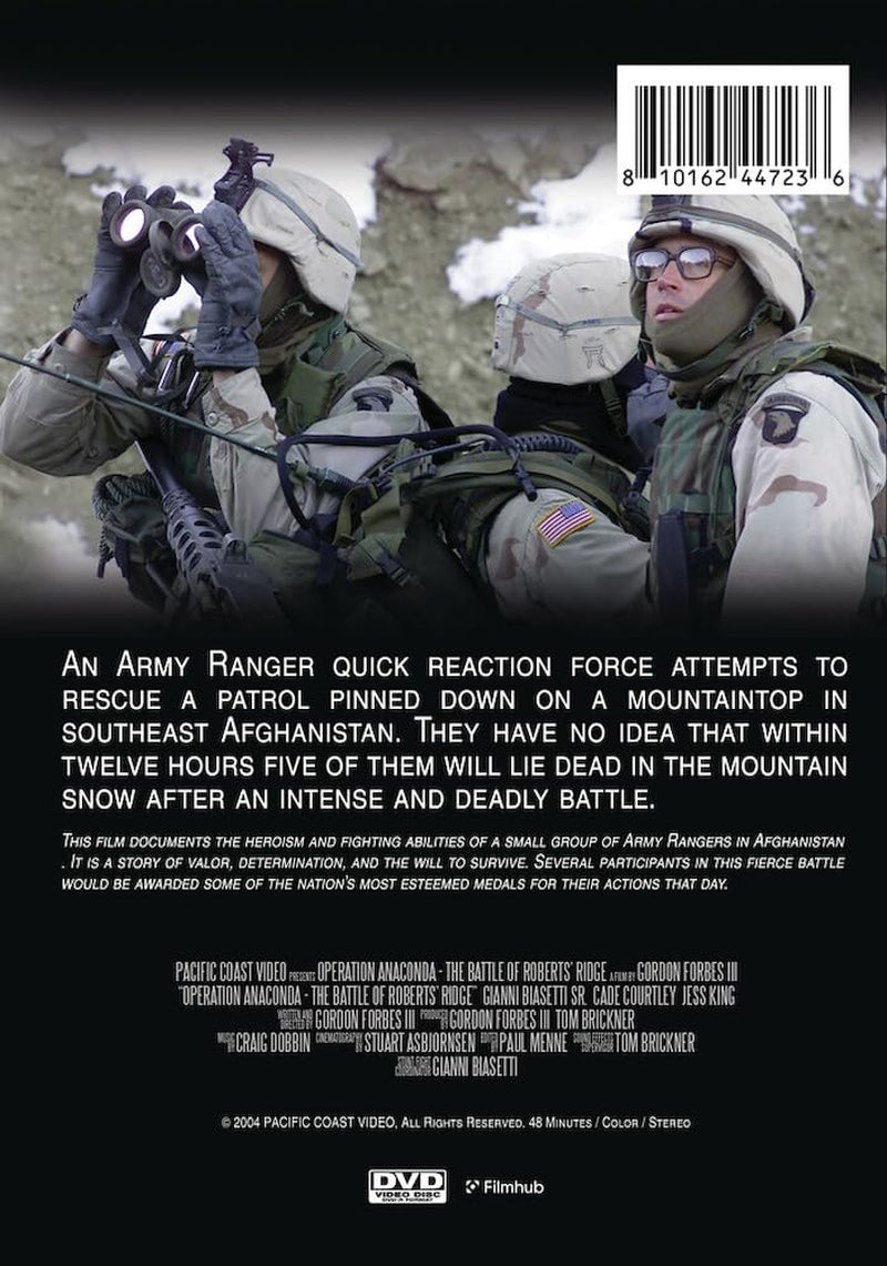 Operation Anaconda: The Battle of Roberts' Ridge