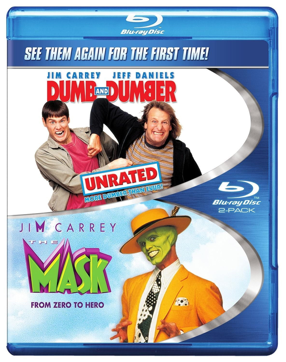 Dumb & Dumber: Unrated / The Mask (Double Feature) [Blu-ray]