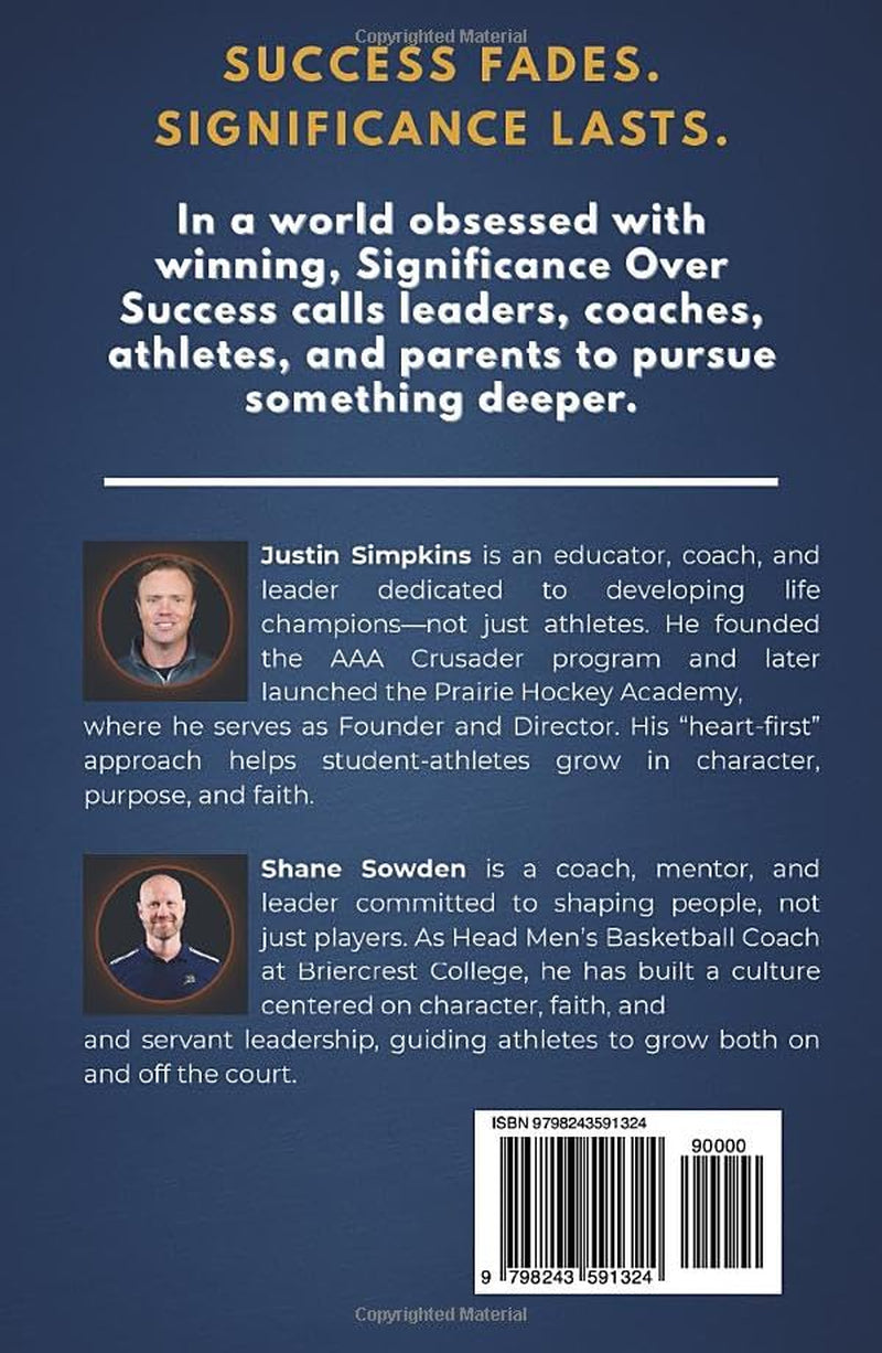 Significance Over Success: Redefining Growth in a World Obsessed with Winning