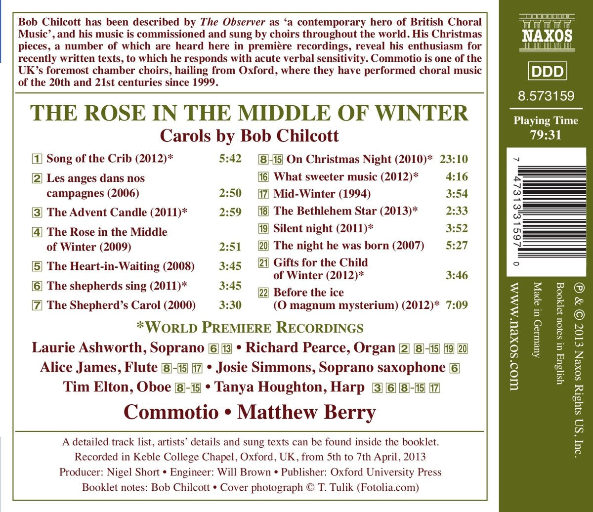 Rose in the Middle of Winter - Carols By Bob
