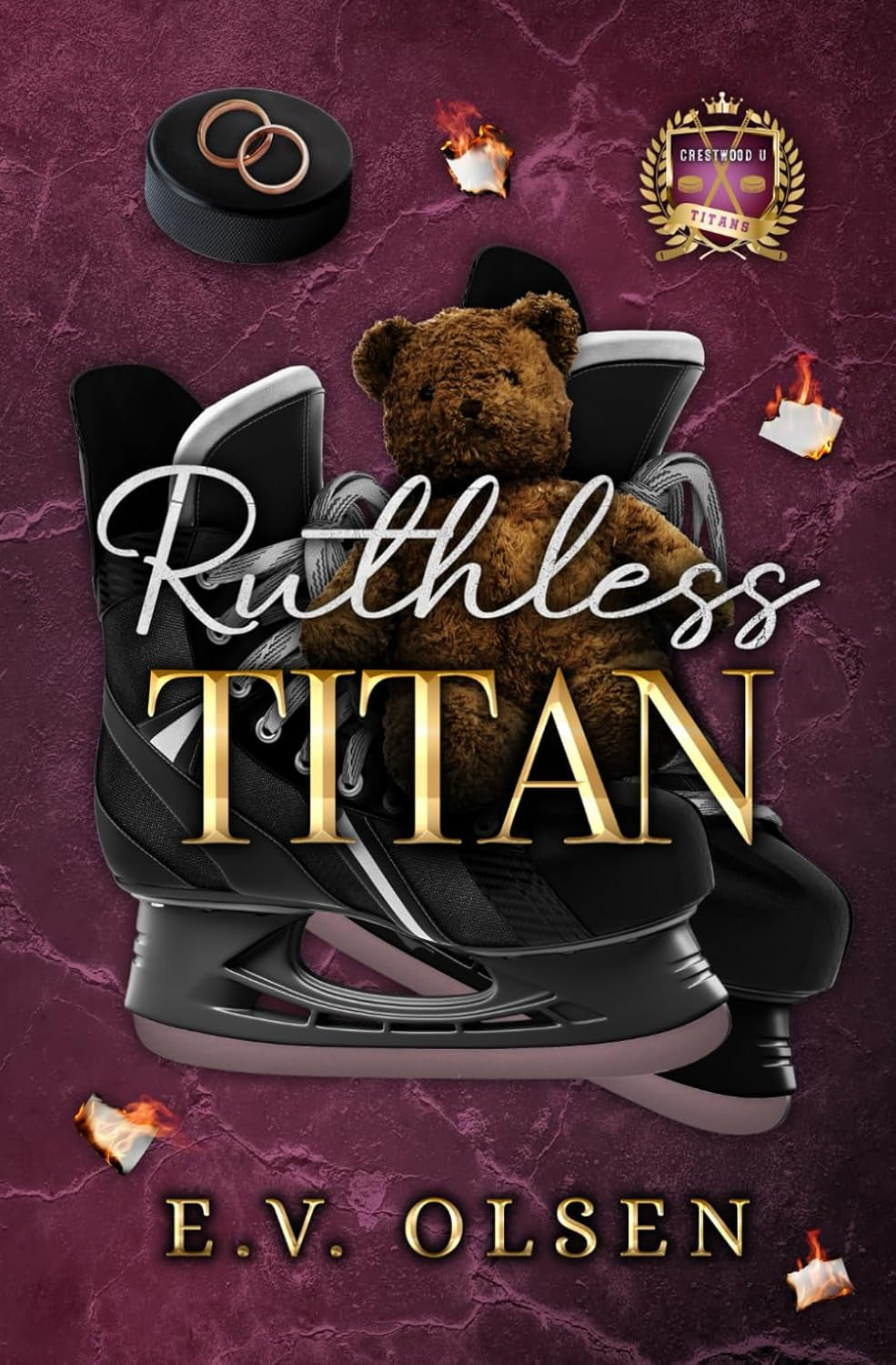 Ruthless Titan: A Dark MM College Hockey Romance (North Shore Titans Hockey)