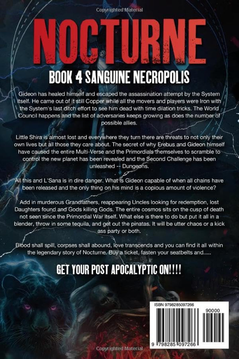 Nocturne -- Book 4 -- Sanguine Necropolis: Post Apocalyptic Progression LitRPG (The Complete Nocturne Series --Arc 1 and 2)