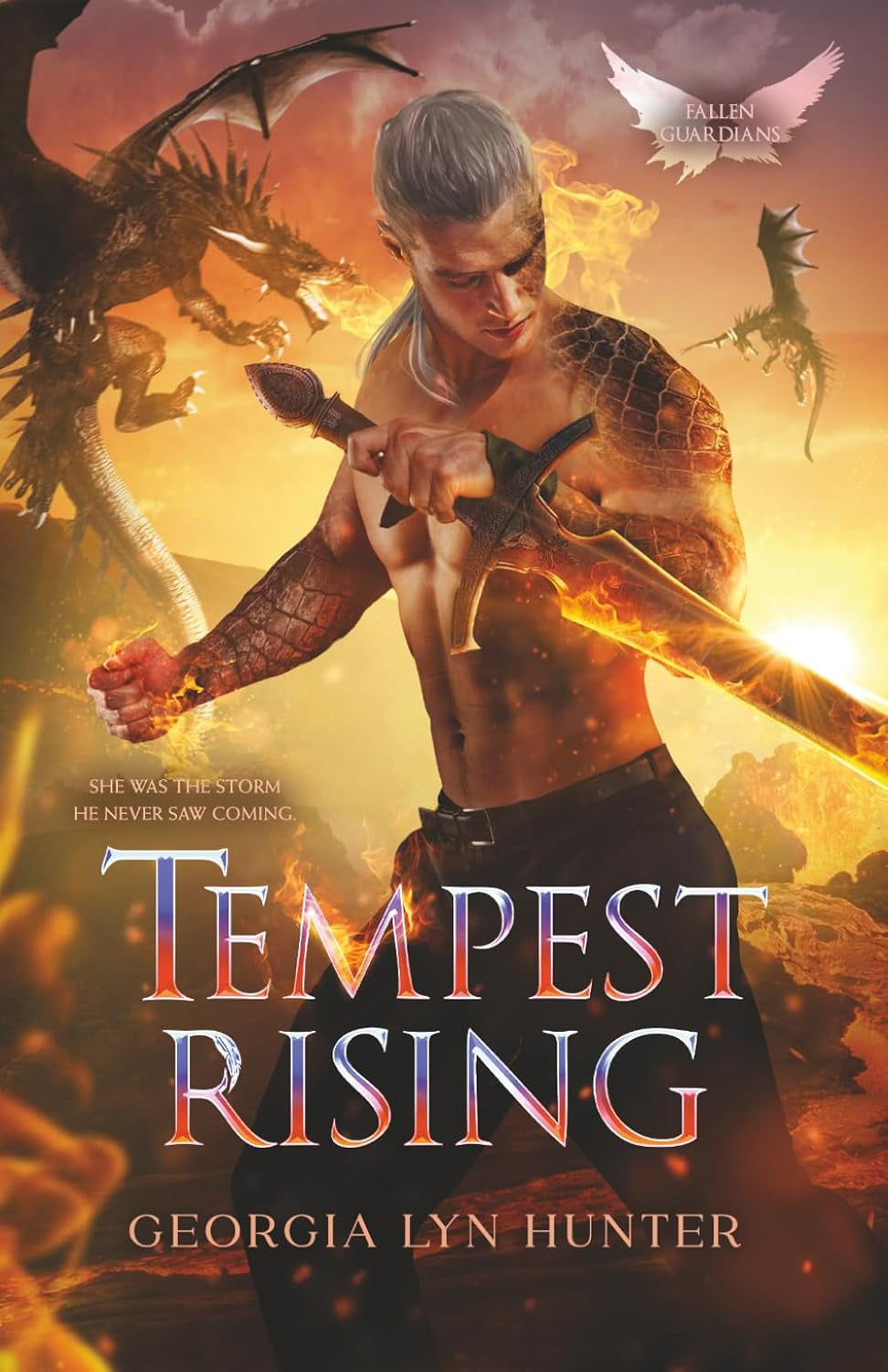 Tempest Rising: A Fated mate, Dragon Shifter Romance (Fallen Guardians)