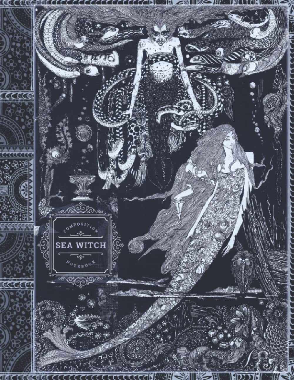 Composition Notebook: Sea Witch - College Ruled, 140 pages, 8.5 x 11