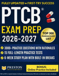 PTCB® Exam Prep: 3,000+ Questions, 15 Full-Length Tests, Proven Strategies & a 6-Week Study Plan for Pharmacy Technician Certification Success.