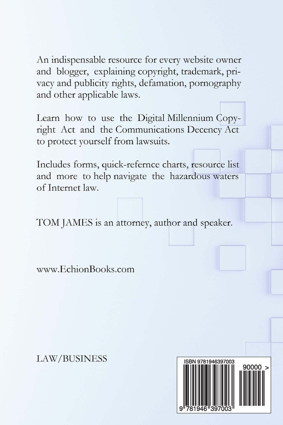 Website Law: the legal guide for website owners and bloggers