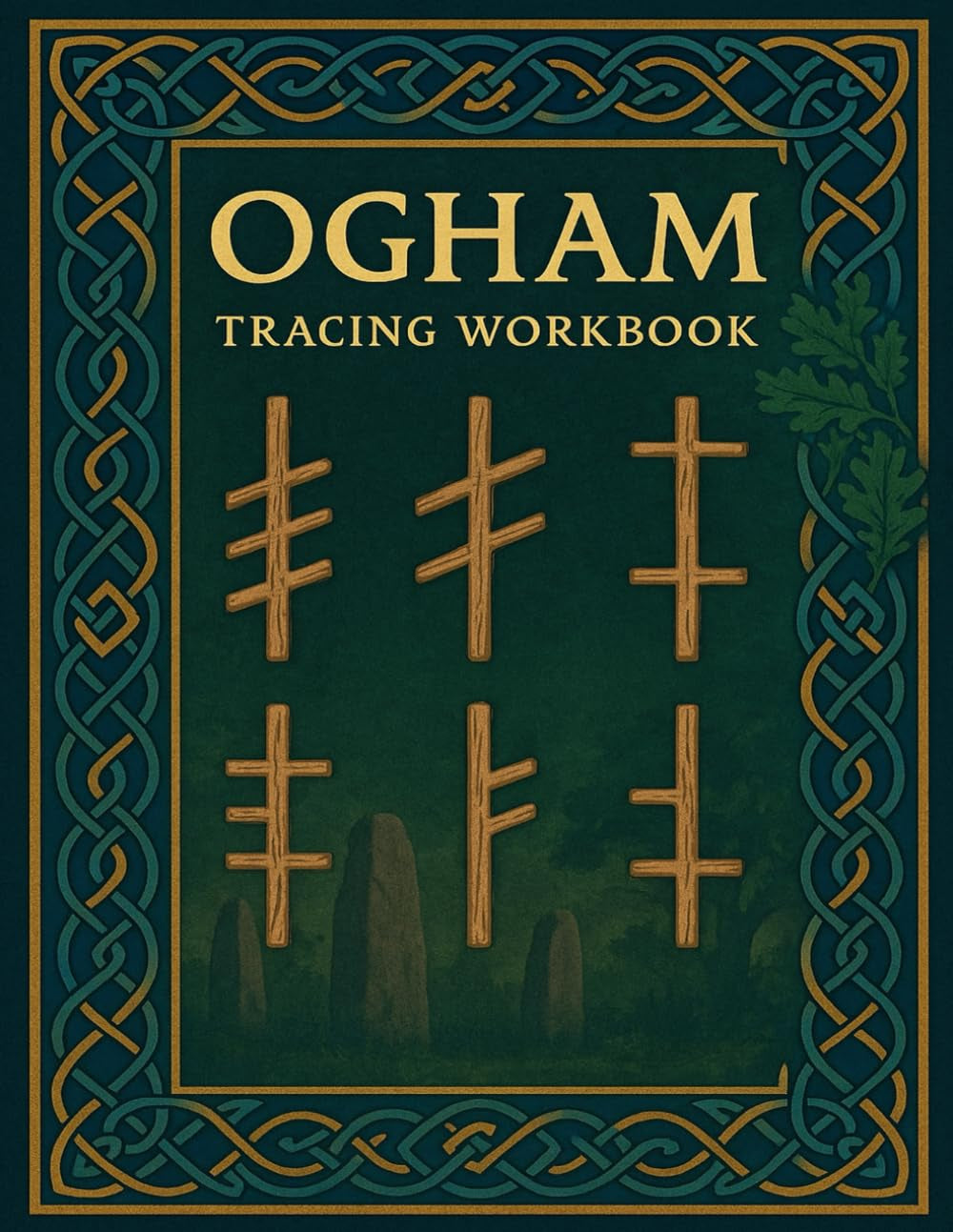 Ogham Tracing Workbook: Learn the Ancient Irish Alphabet Through Guided Practice: A Beginner’s Workbook to Master the Ogham Script – Includes Tracing Lines, Letter Meanings, and Cultural Notes