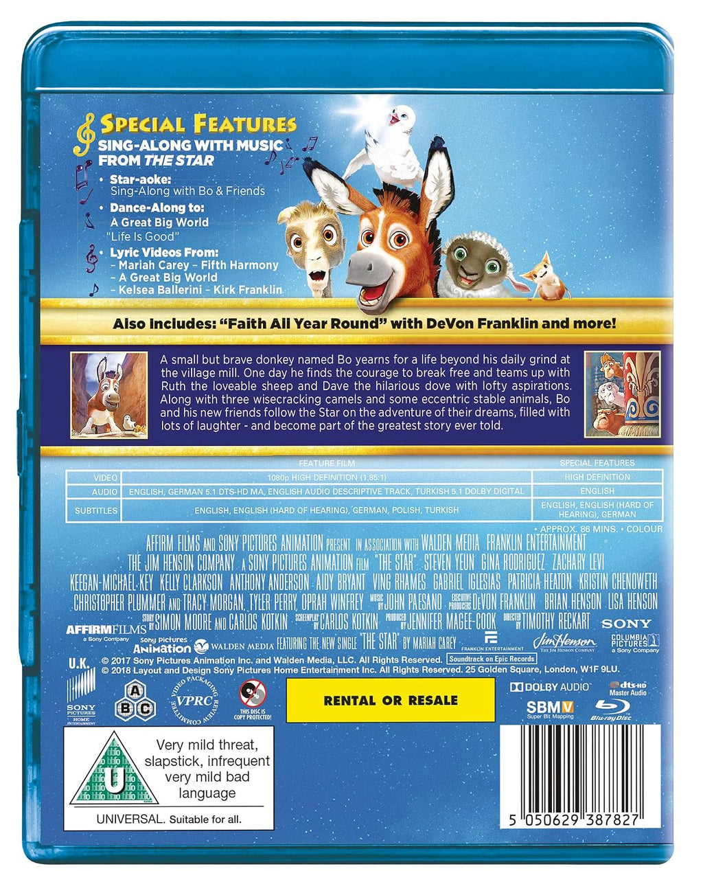 The Star [Blu-ray] [2017]