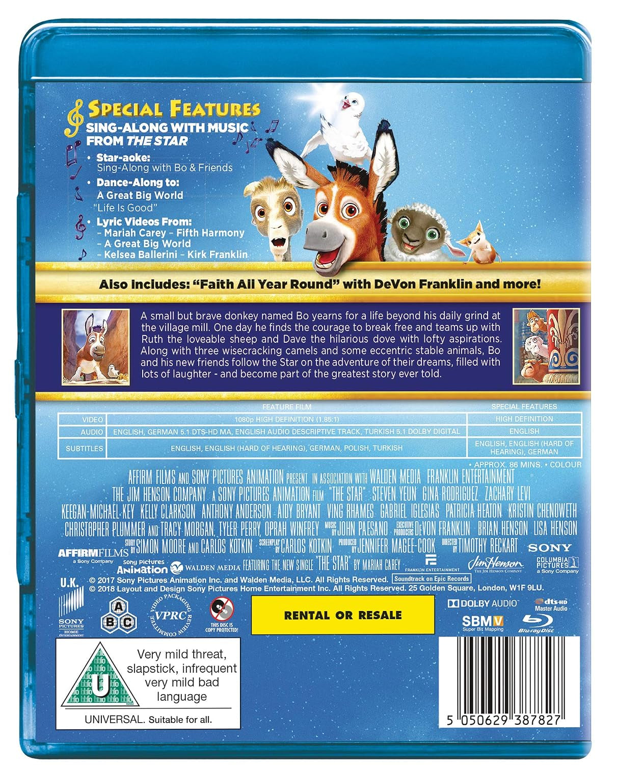 The Star [Blu-ray] [2017]