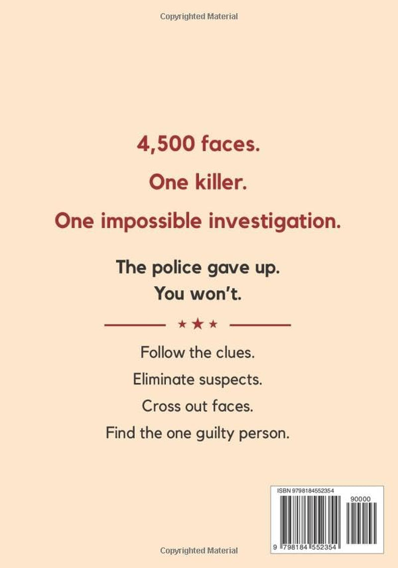 The Killer Has No Beard: A Murder Mystery Puzzle Book with 4,500 Suspects and Only One Killer