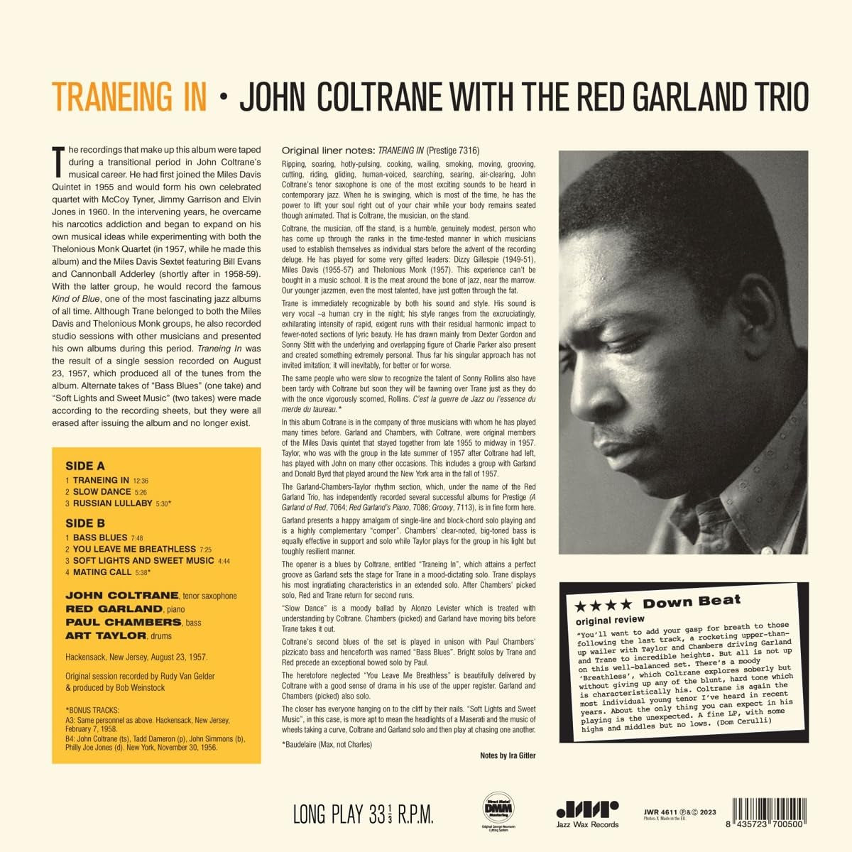 Traneing In - Limited Tracks