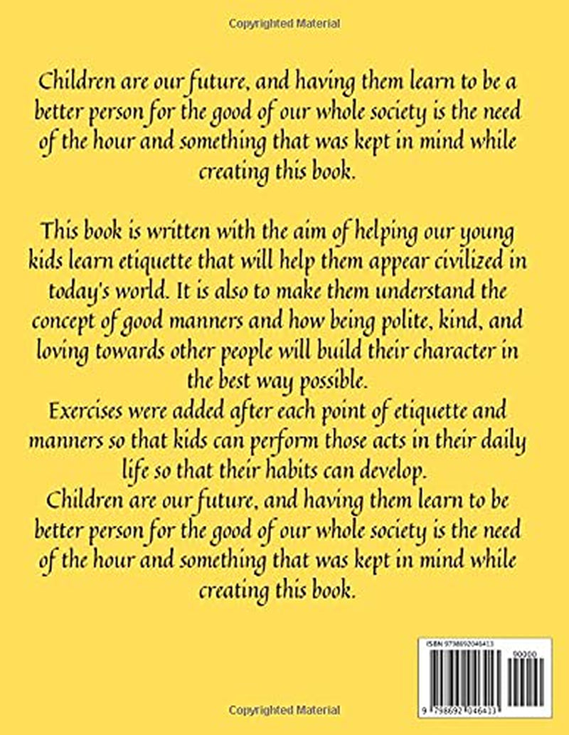 A REFLECTIVE GUIDE ON ETIQUETTE AND GOOD MANNERS FOR KIDS