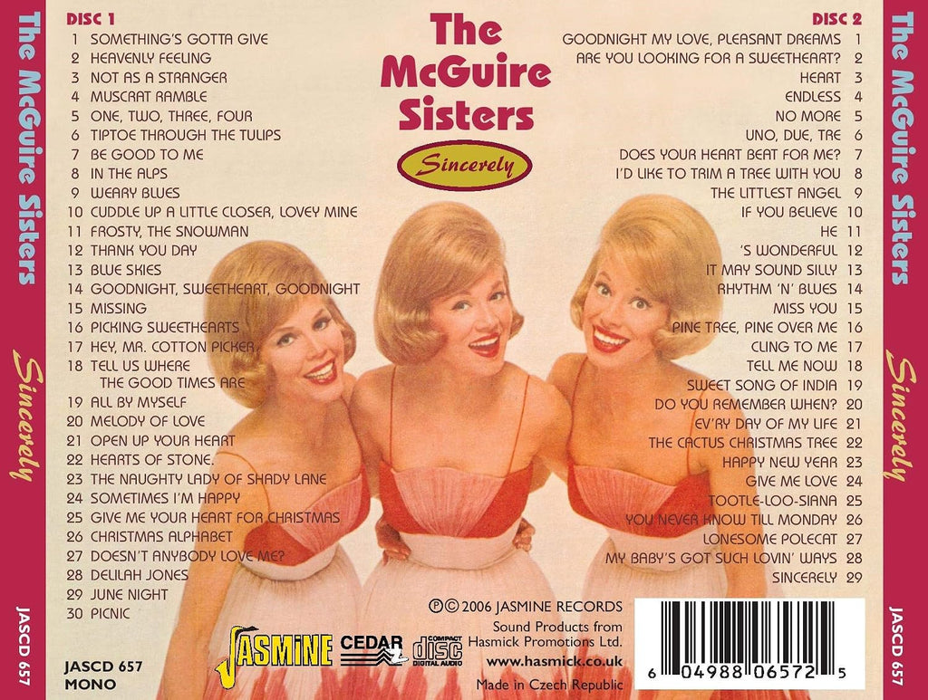Sincerely ORIGINAL RECORDINGS REMASTERED SET