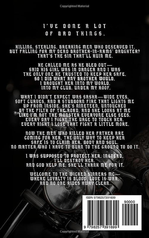 Havoc's Girl: A Dark Age-Gap MC Romance (Wicked Sinners MC)