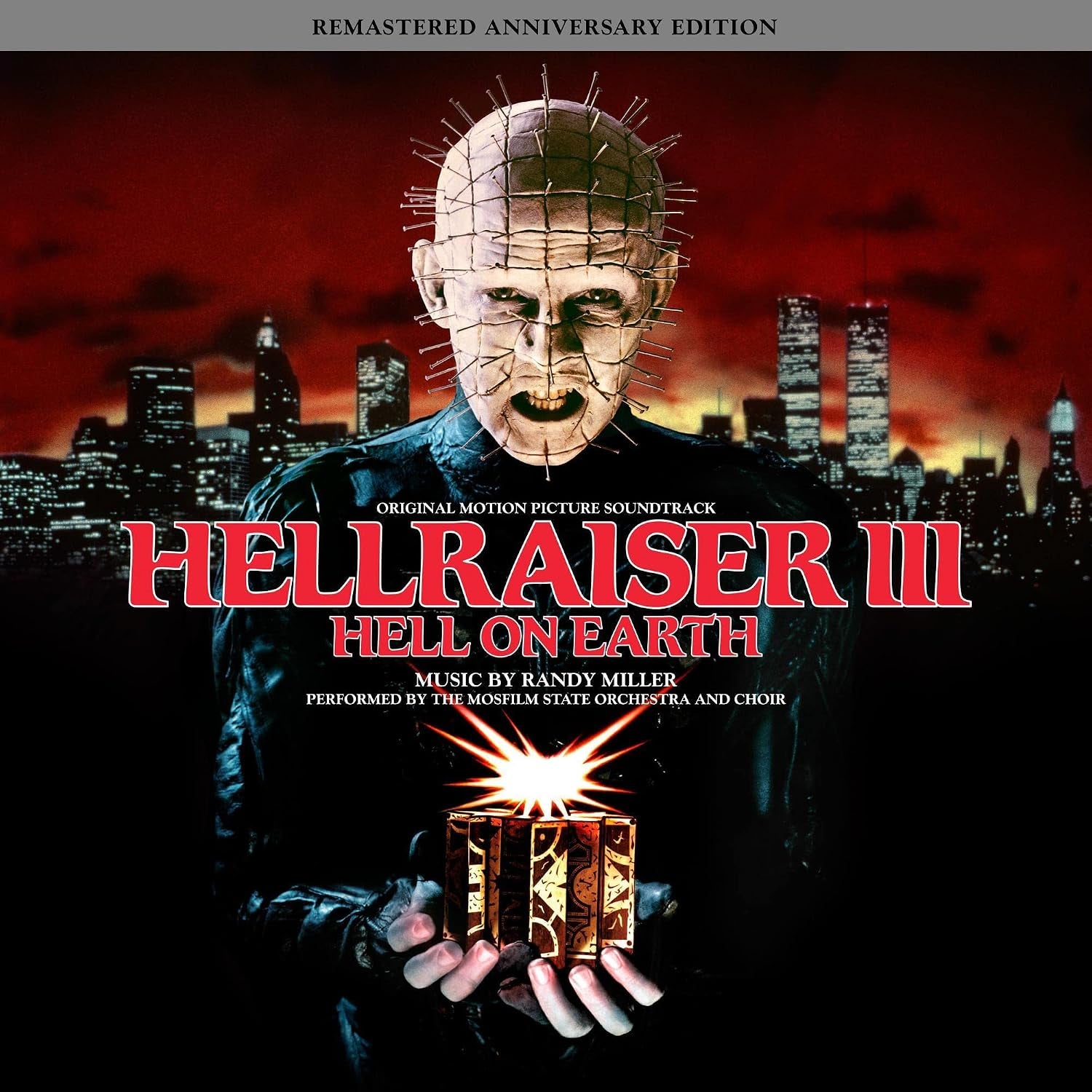 Hellraiser III – Hell On Earth Soundtrack Red w/ Black Smoke