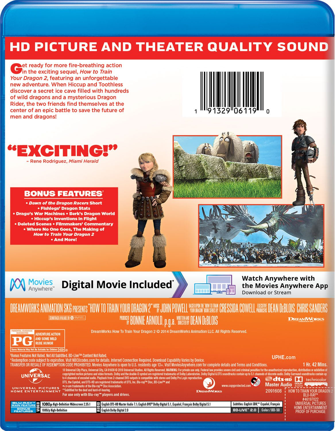 How to Train Your Dragon 2 - Blu-ray + Digital