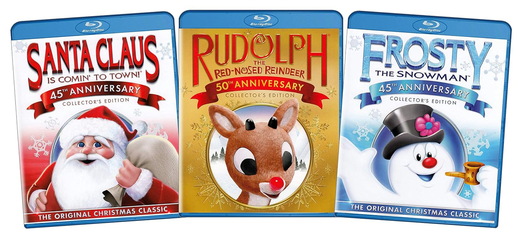 The Original Christmas Classics Giftset (Santa Claus: Is Comin' to Town! / Rudolph: The Red-Nosed Reindeer / Frosty: The Snowman) (Blu-ray)