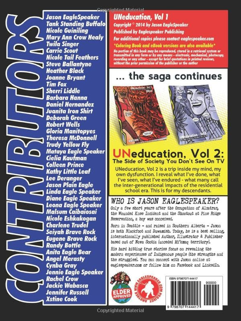 UNeducation, Vol 1: A Residential School Graphic Novel (UNcut)