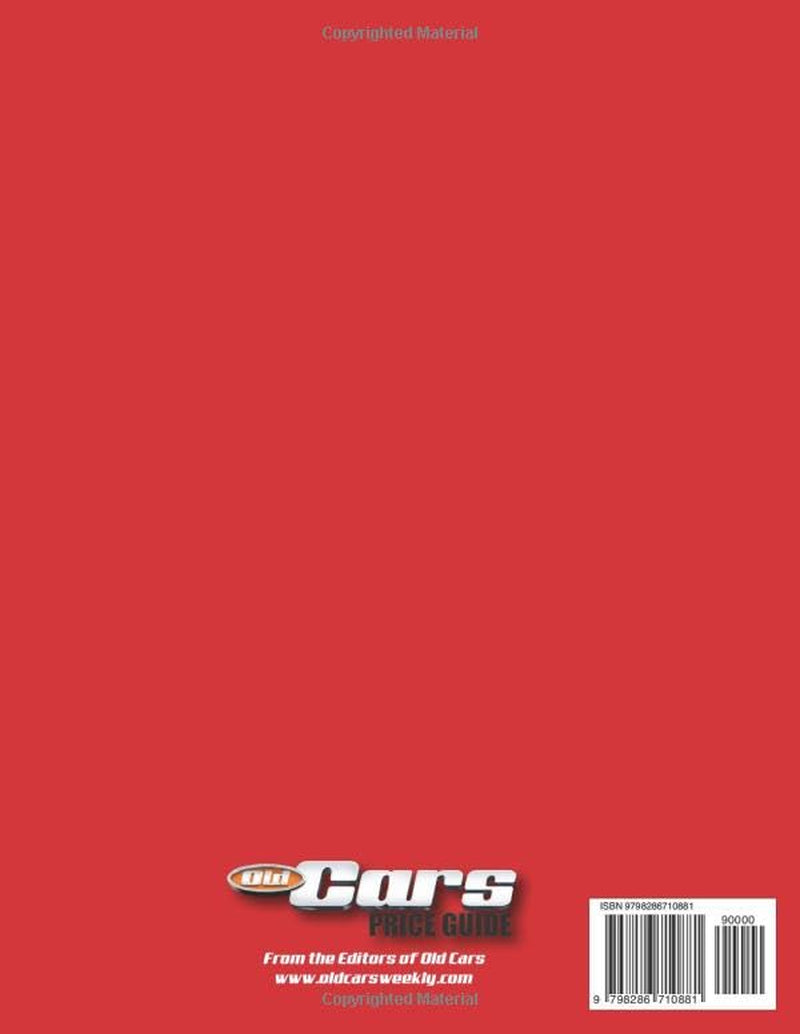 Old Cars Price Guide Big Book Chevrolet 2025: Car and Light-Duty Truck Pricing From 1912-2012