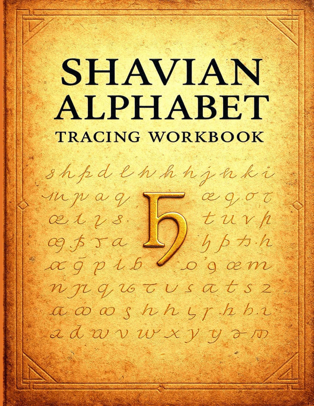 Shavian Alphabet Tracing Workbook: Learn to Read and Write the Shavian Script for Beginners, Kids and Adults: Step-by-Step Letter Tracing with English Pronunciation Guide