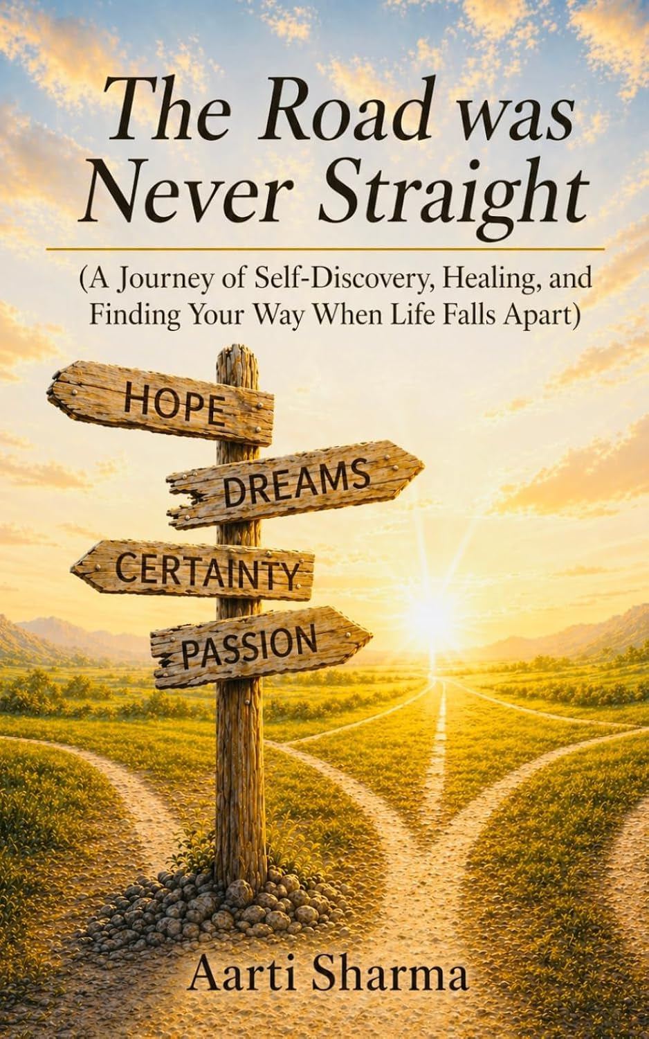 The Road Was Never Straight: A Journey of Self-Discovery, Healing, and Finding Your Way When Life Falls Apart