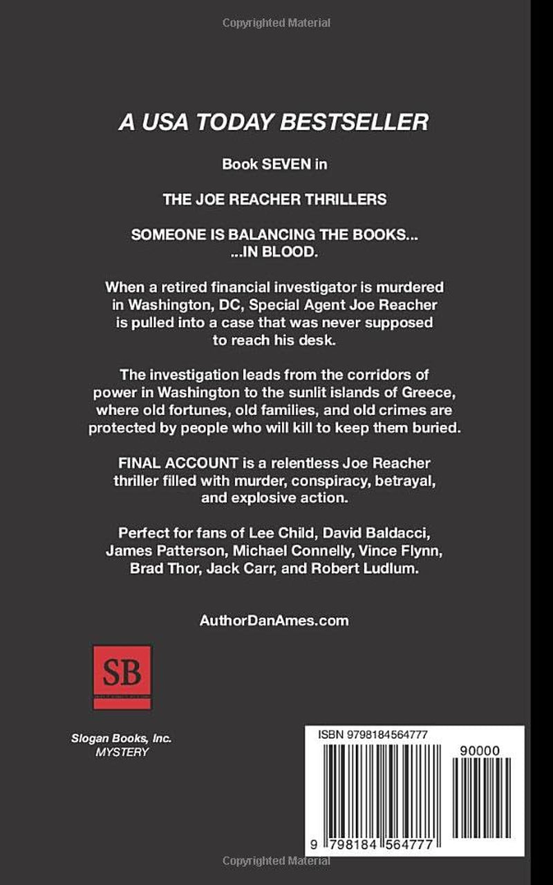 FINAL ACCOUNT: A Joe Reacher Thriller