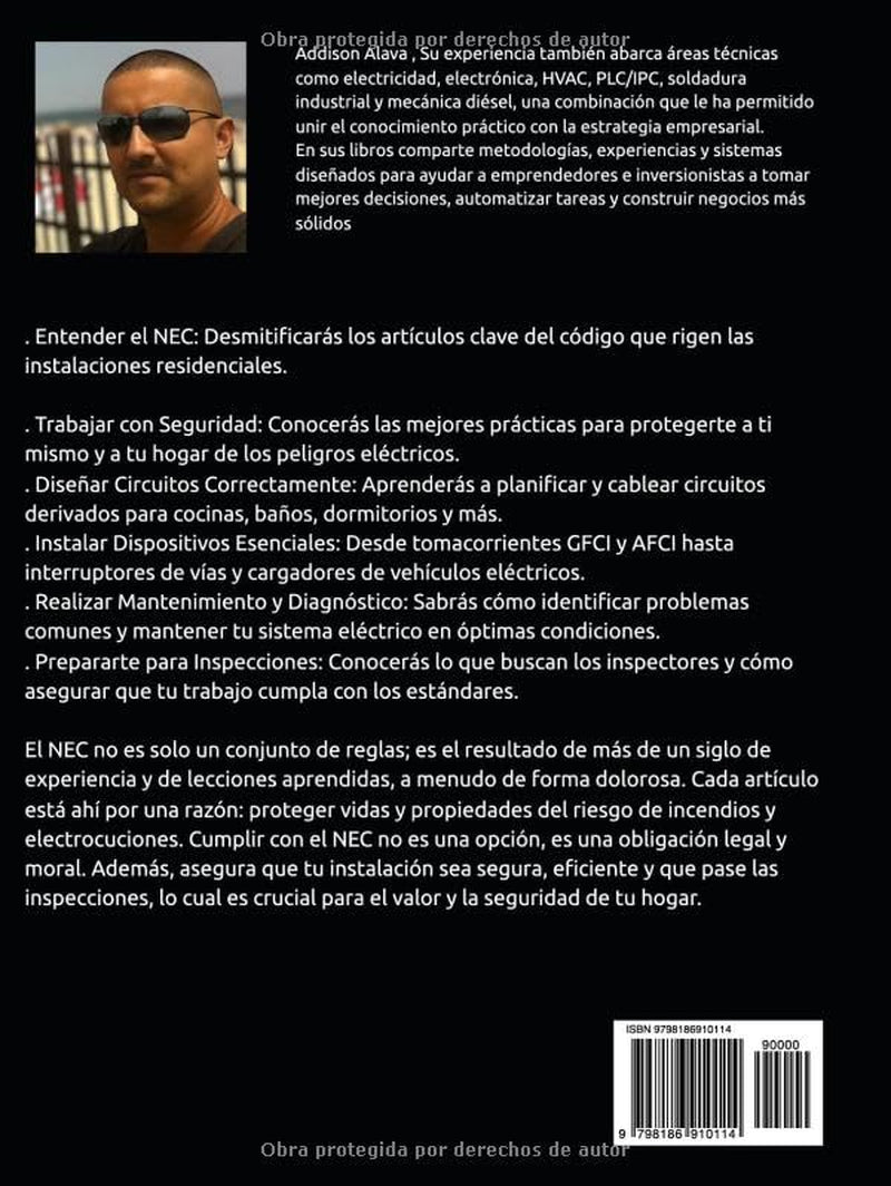 Manual de Electricidad Residencial según el NEC (National Electrical Code) Explicado en Español (Spanish Edition)