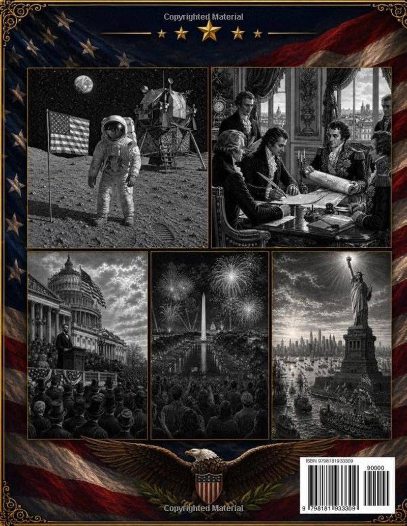 America's 250th Anniversary: An Illustrated Celebratory 250 Years of American History 1776-2026, Coffee Table Gift Book for Home Décor and History Buffs,