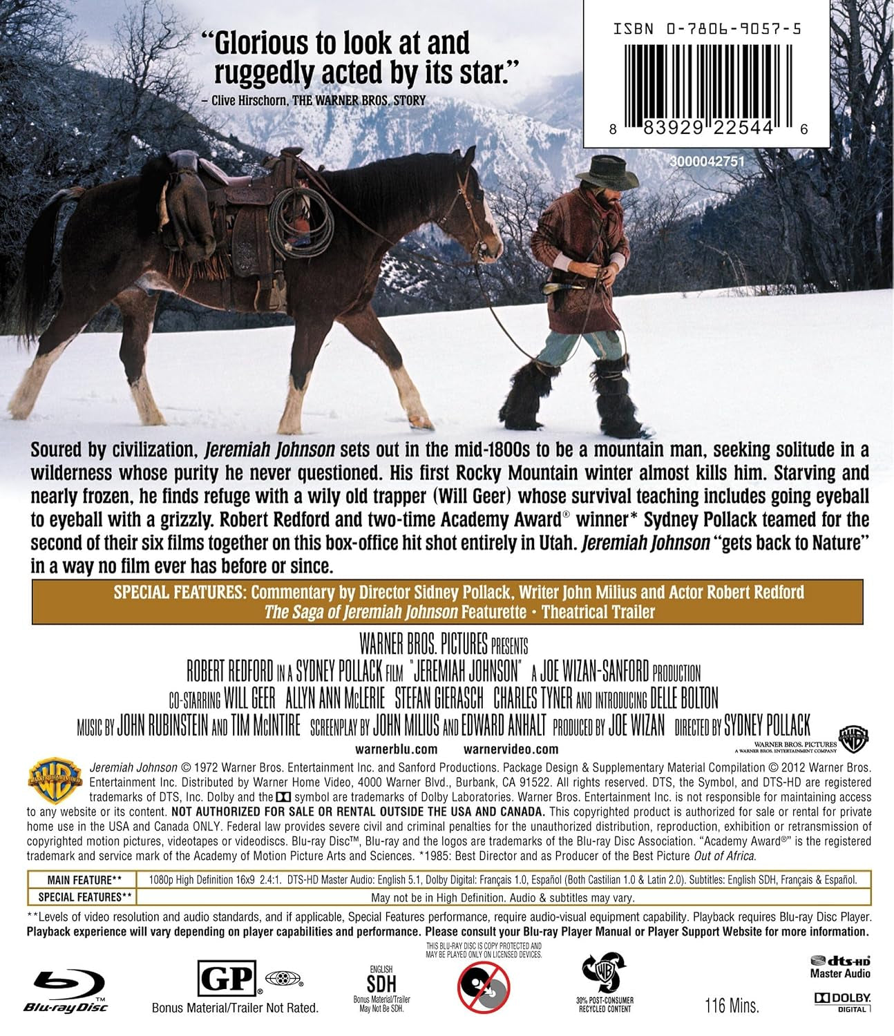 Jeremiah Johnson [Blu-ray]