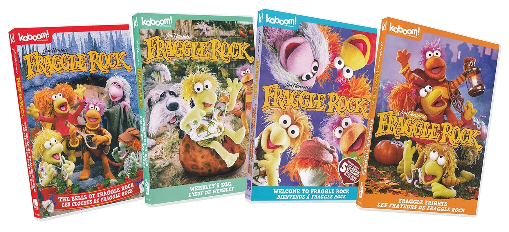 Fraggle Rock (The Bells of Fraggle Rock / Wembley's Egg / Welcome to Fraggle Rock / Fraggle Frights) (4-Pack)