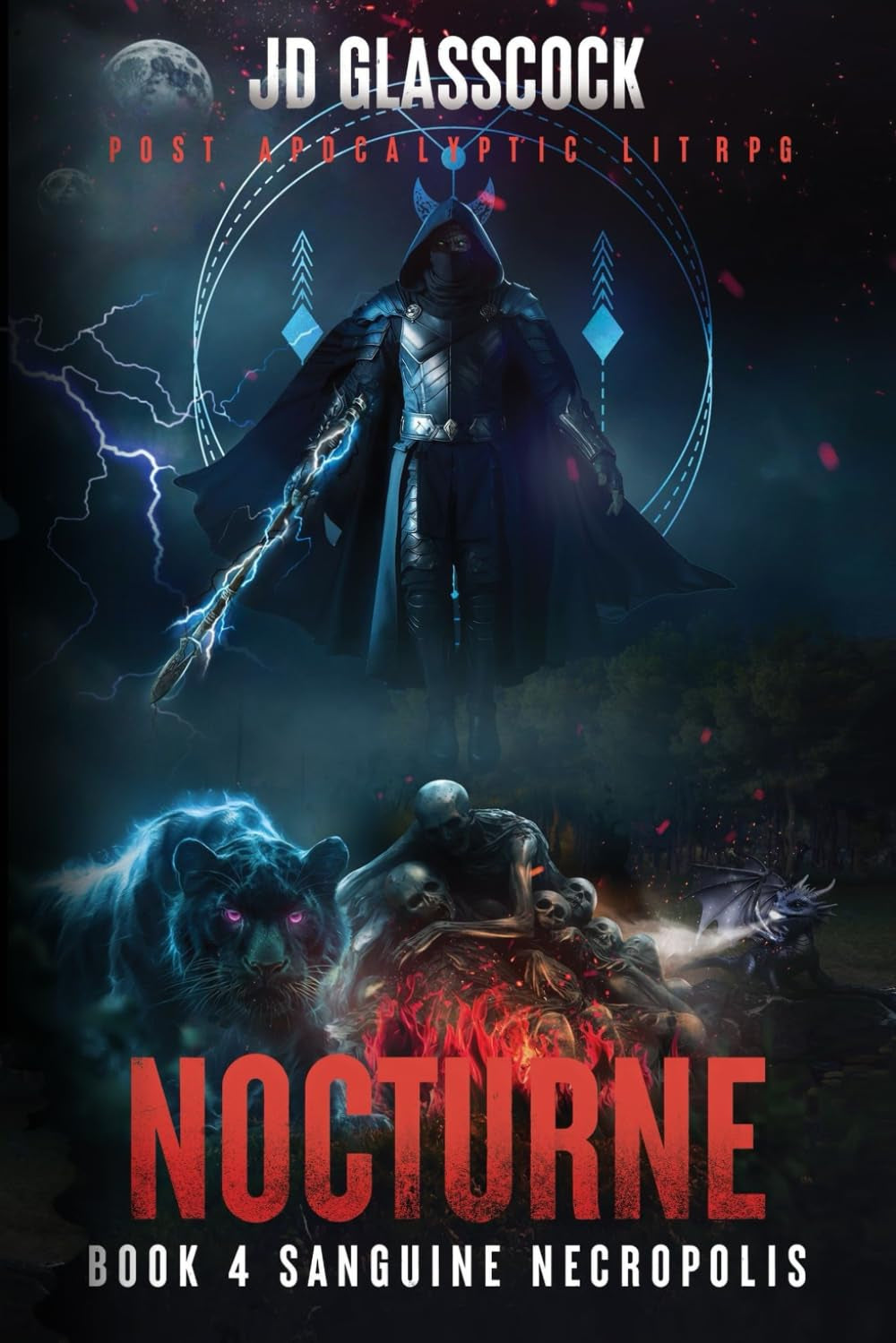 Nocturne -- Book 4 -- Sanguine Necropolis: Post Apocalyptic Progression LitRPG (The Complete Nocturne Series --Arc 1 and 2)
