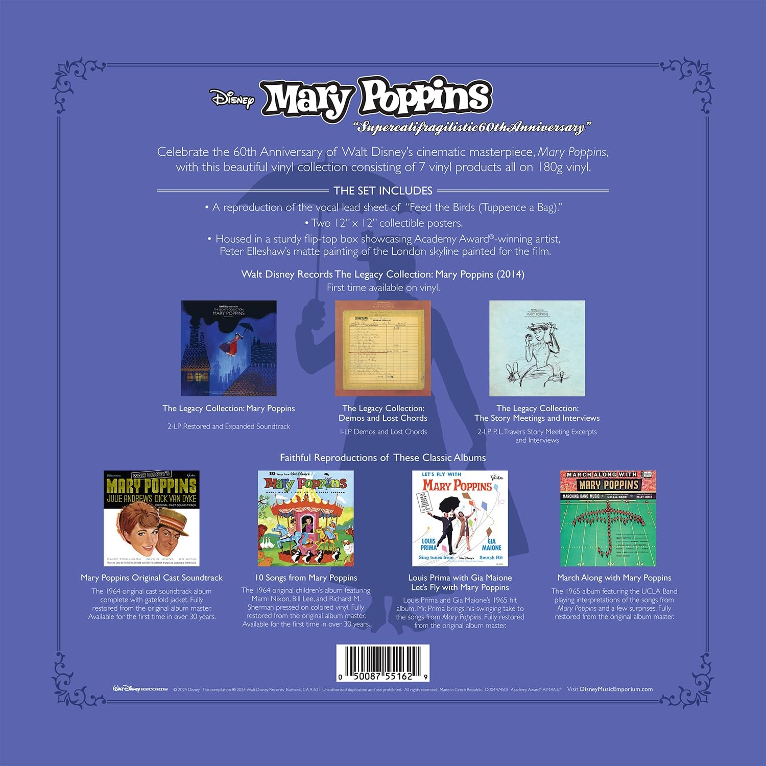 Mary Poppins: The 60th Anniversary Collection [7 LP Boxset]