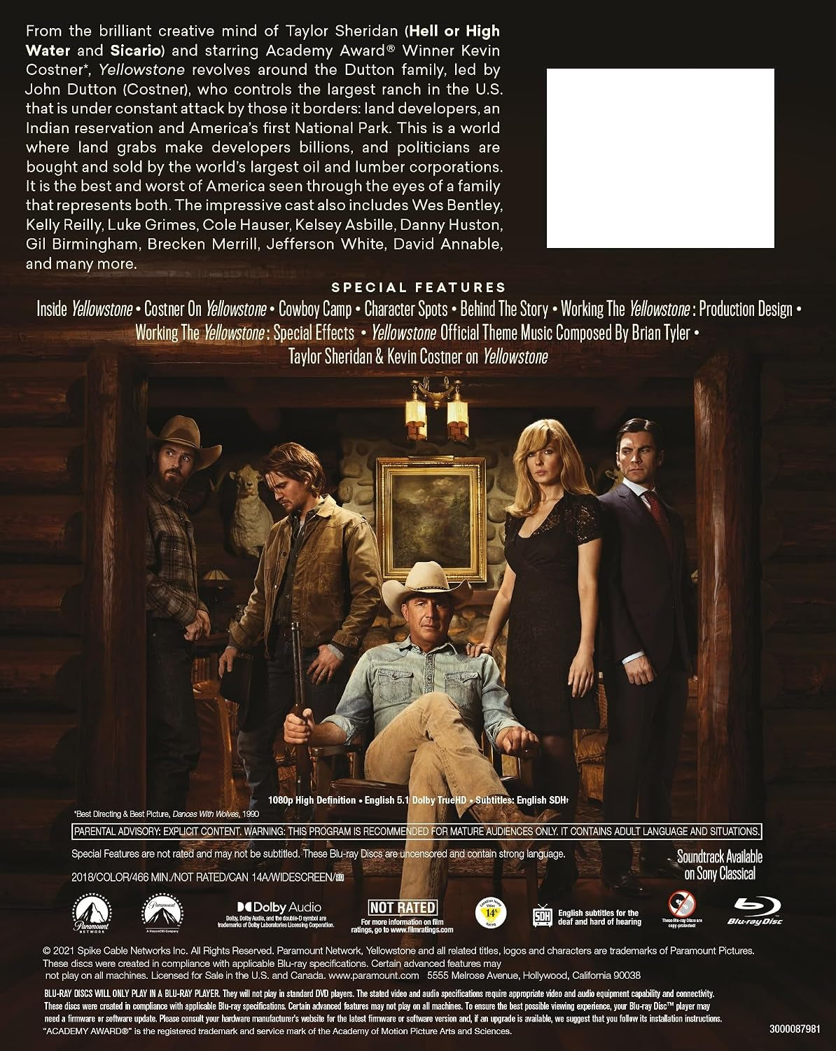 Yellowstone: Season One - Special Edition [Dutton Ranch Decal]