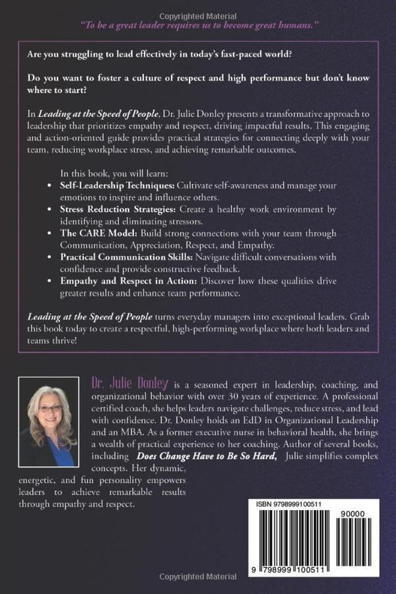 Leading at the Speed of People: How to Build Leadership Skills, Improve Communication, and Lead with Confidence