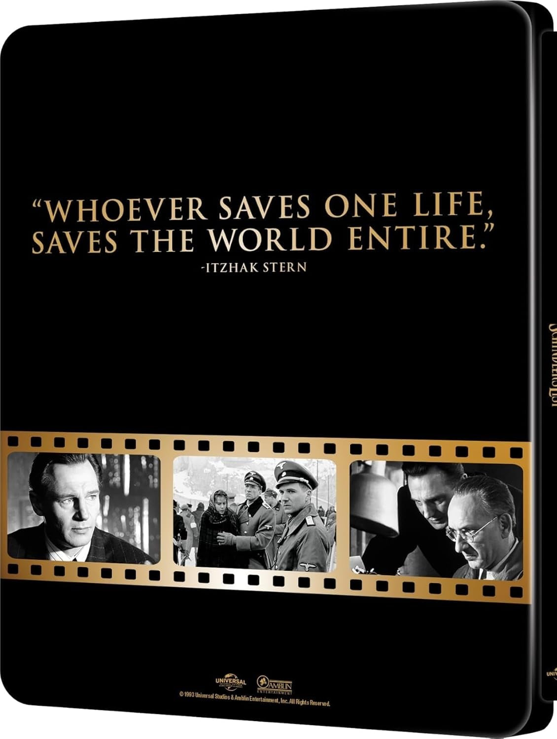 Schindler's List (Limited Edition, SteelBook) [Special Bonus Features / 1993] [4K UHD + Blu-ray] [Region Free]
