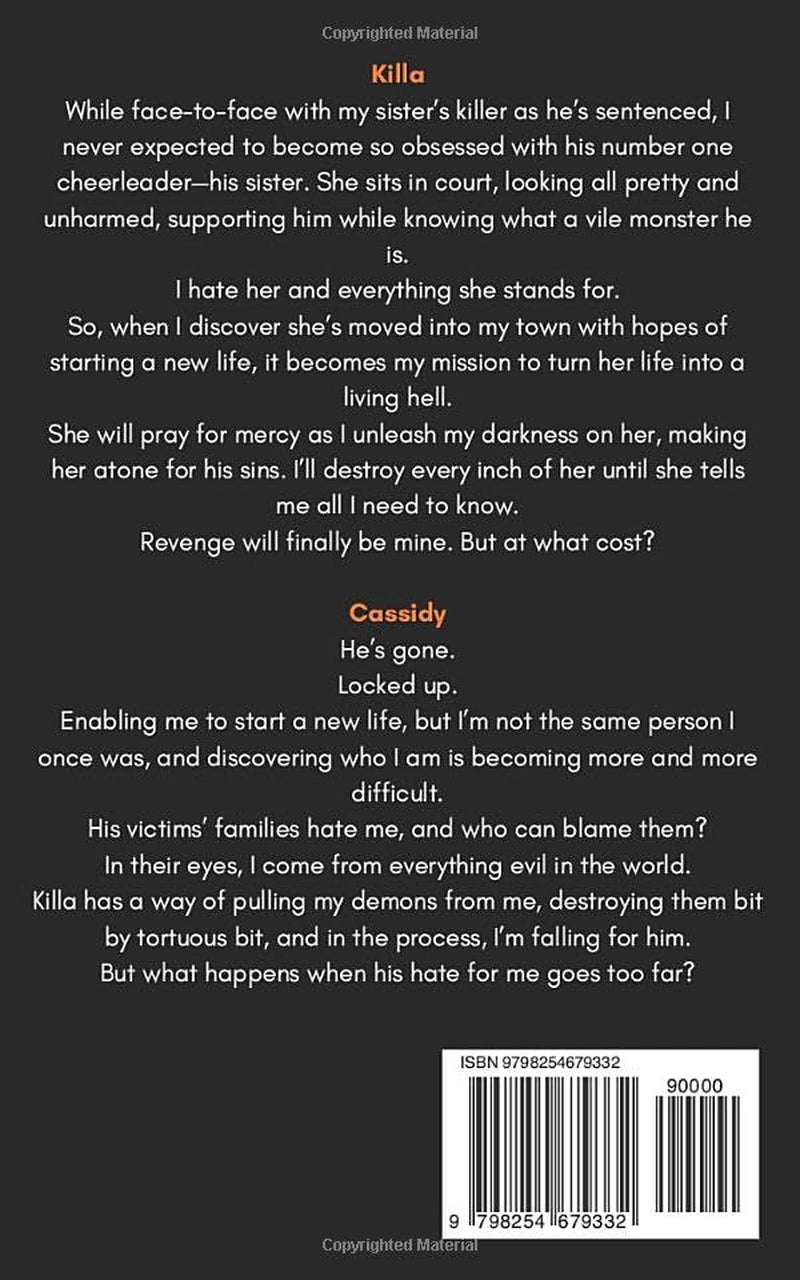 KILLA BOOK 1: An enemies to lovers, dark MC romance. (UNHOLY SAVAGES MC)