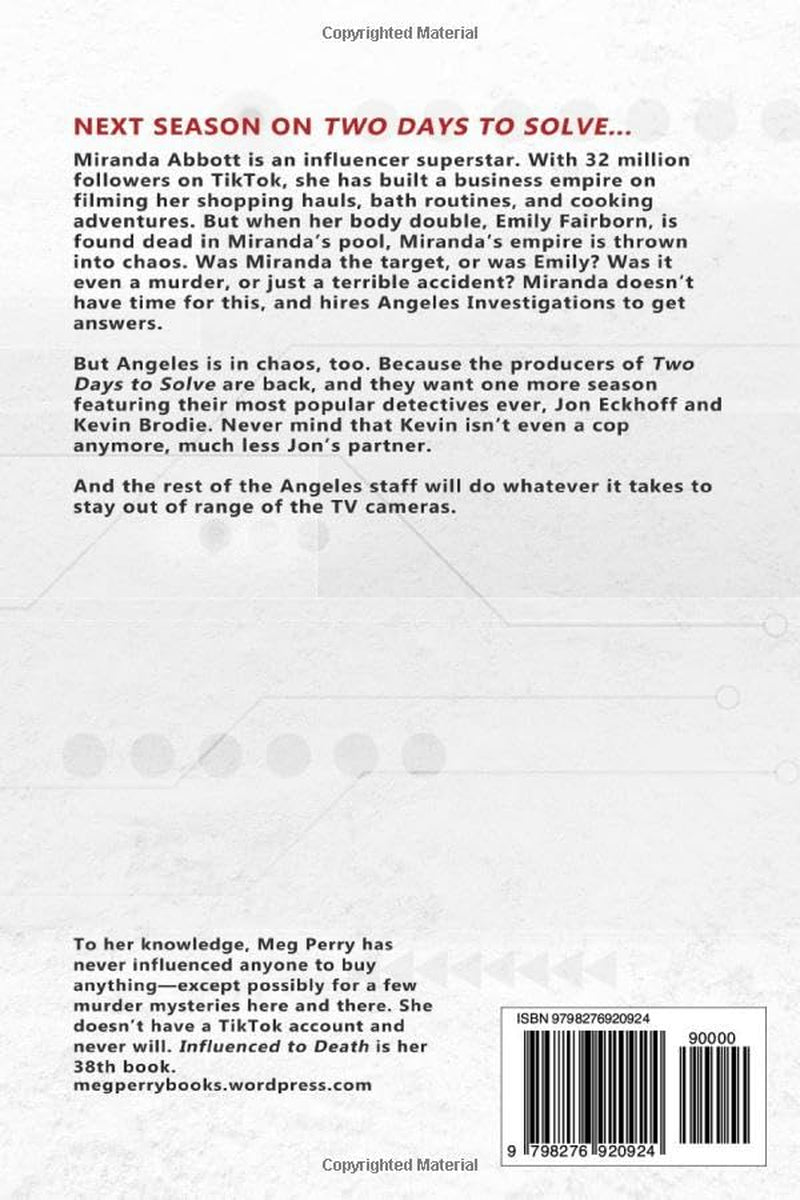 Influenced to Death: An Angeles Investigations Mystery