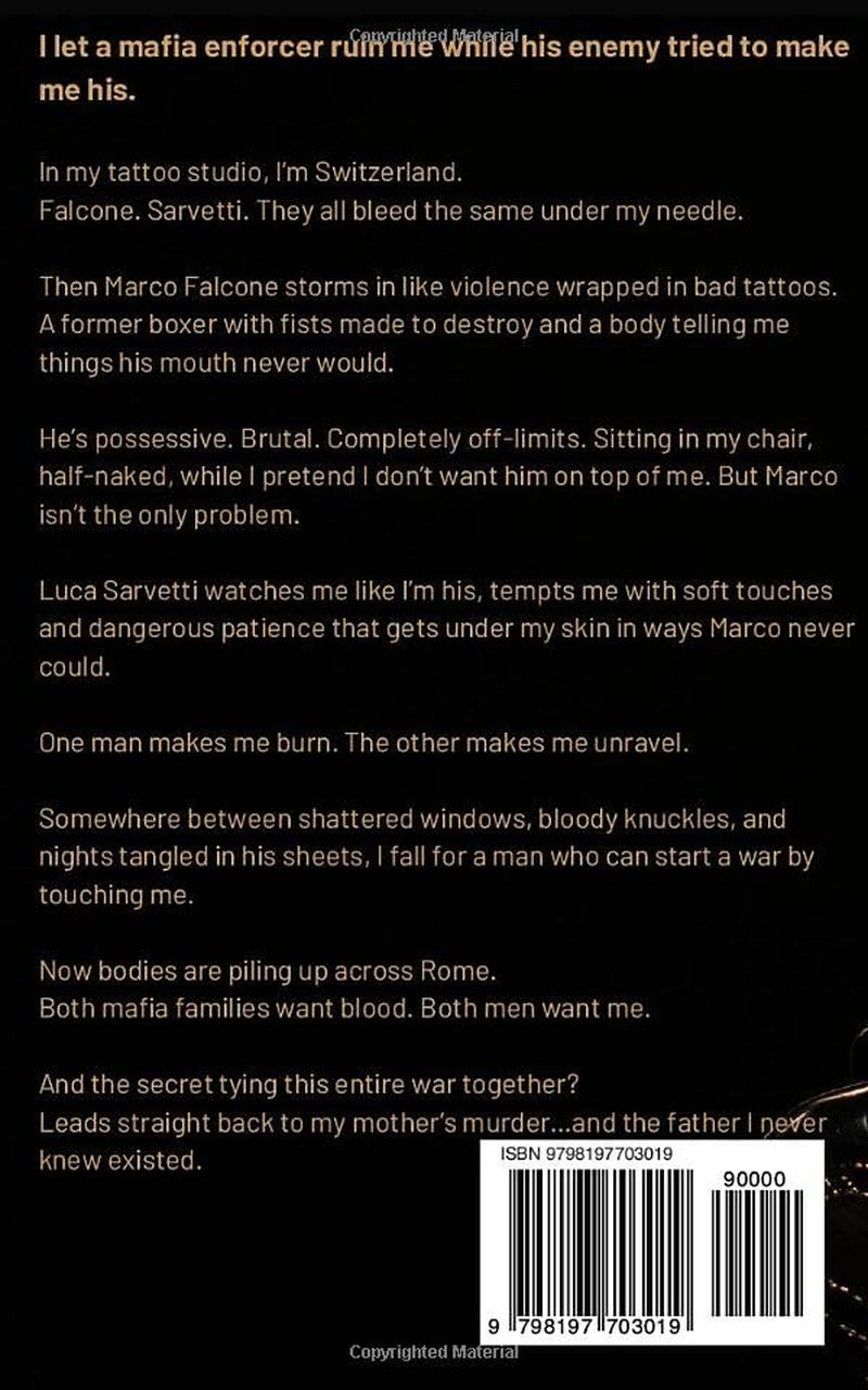 Forbidden Ink: A Touch Her and Die Mafia Romance