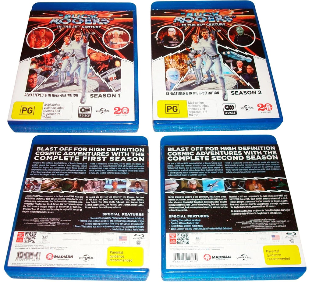 Buck Rogers in the 25th Century: The Complete Series [8-Disc Set] [1979-1981] [Blu-ray] [Region Free]