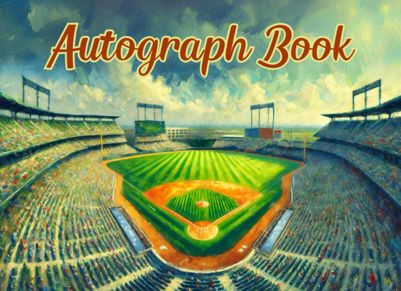 Baseball Autograph Book: Collect Signatures and/or Photos of Professional Players or Teammates. For Sports Fans, Coaches, Players, or Teams. Portable Scrapbook for Games, Tournaments, and Parties.