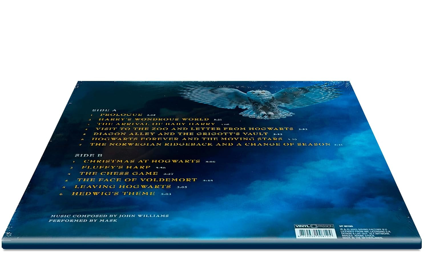 Harry Potter - Sorcerer's Stone / Philosopher's Stone / by Mask Limited Color Edition / White-Blue Marble LР | ONLY 500 Copies Worldwide!