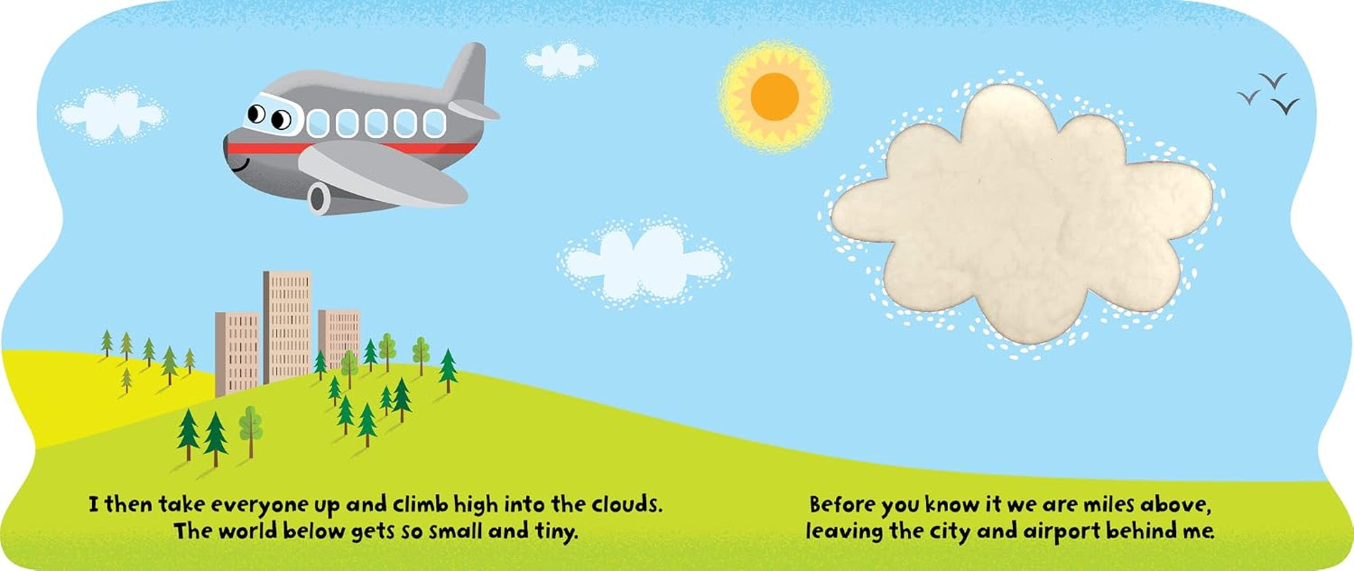 Little Hippo Books Amazing Airplane - Touch and Feel Board Book - Sensory Board Book (Touch & Feel Sensory Board Books for Baby & Toddler Time)