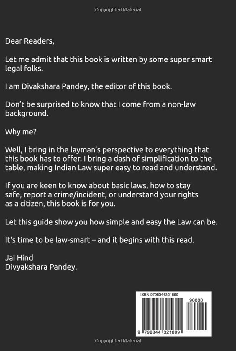 Indian Law For A Common Man: A simple Law guide for every Indian. Master the fundamentals of Law in 3 hours.