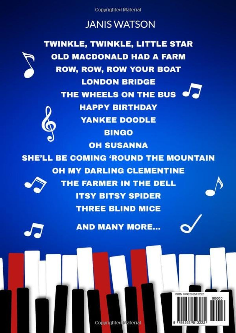 Easy Piano Songs for Kids and Beginners: Famous Melodies in Order of Difficulty with Fingerings and Note Names
